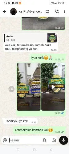 Testimonial Papan Bunga Pernikahan parungsari