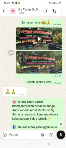 Testimonial Papan Bunga parungsari