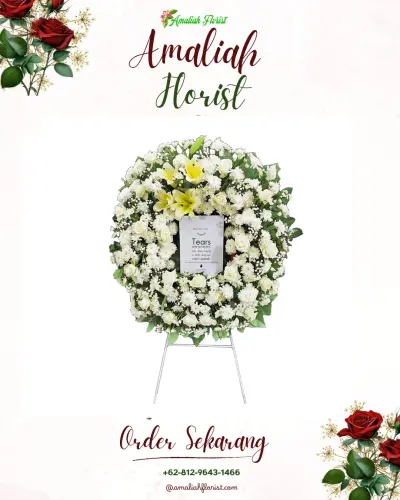 Krans Bunga Duka Cita parungsari